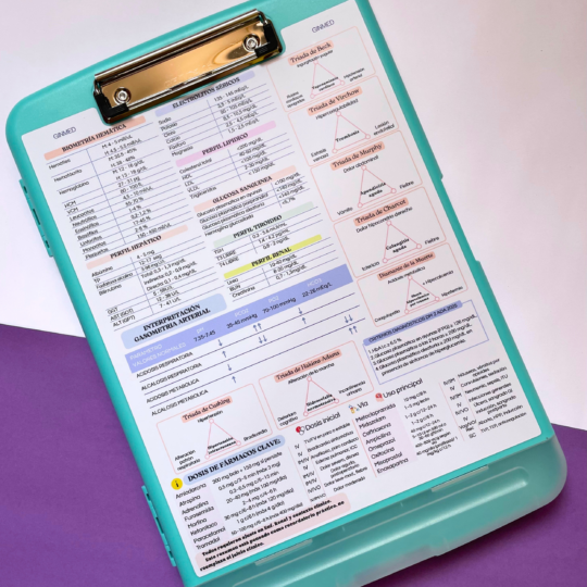 Portapapel médico estandar