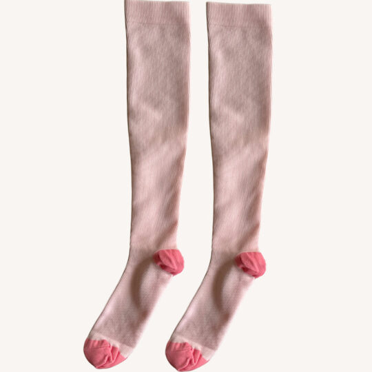 Medias de compresión S/M - Blush