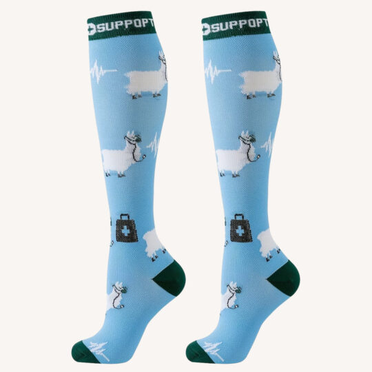 Medias de compresión L/XL - Llama med
